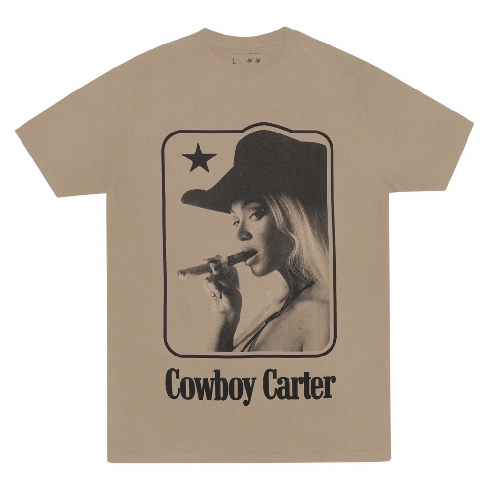Cowboy Carter Smoke Hour Short Sleeve Tee size S